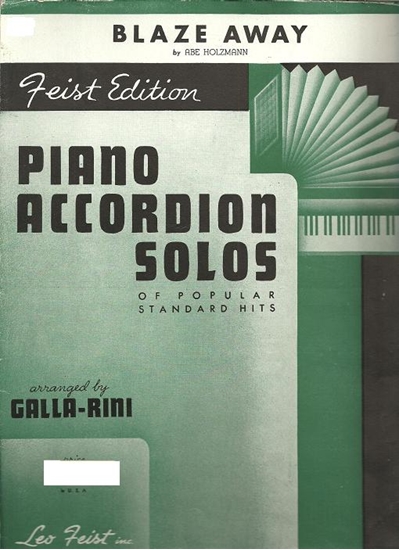 Picture of Blaze Away, Abe Holzmann, arr. Galla-Rini, accordion solo