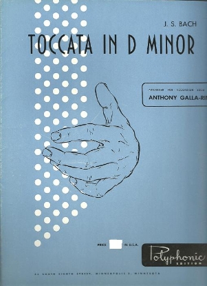 Picture of Toccata in d minor, J. S. Bach, arr. A. Galla-Rini, accordion solo