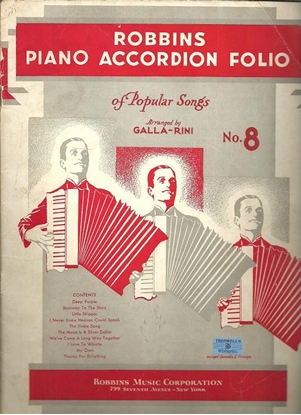 Picture of Robbins Piano Accordion Folio No. 8, arr. A. Galla-Rini