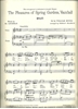 Picture of The Pleasures of Spring Gardens Vauxhall, William Boyce, arr. Norman Franklin, high voice 