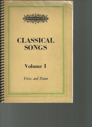 Picture of Novello Edition Classical Songs Volume 1