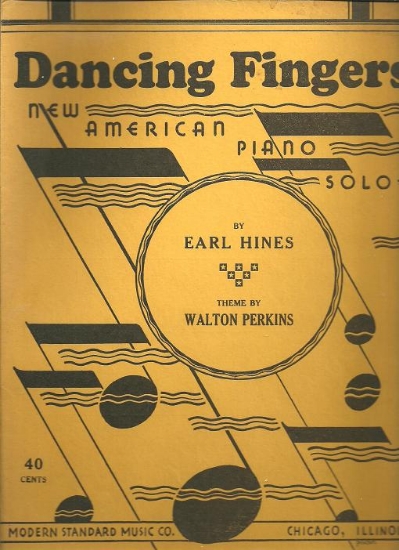 Picture of Dancing Fingers, Earl Hines & Walton Perkins, piano solo