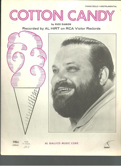 Picture of Cotton Candy, Russ Damon, recorded by Al Hirt, trumpet & piano