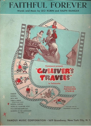 Picture of Faithful Forever, from movie "Gulliver's Travels", Leo Robin & Ralph Rainger