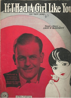 Picture of If I Had a Girl Like You, Louis W. McDermott, featured by Chester Gaylord