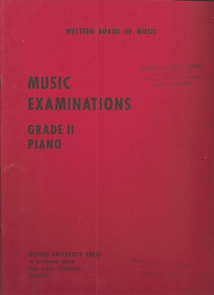 Picture of Western Board of Music, Grade 2 Piano Exam Book, 1940 Edition