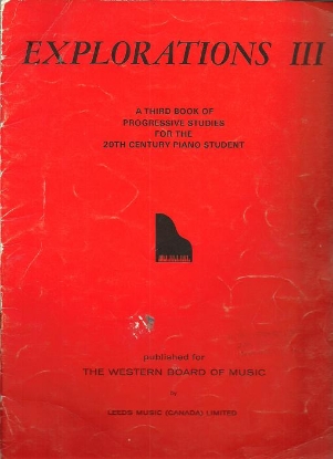Picture of Western Board of Music, Explorations III, Grade 7 Piano Studies