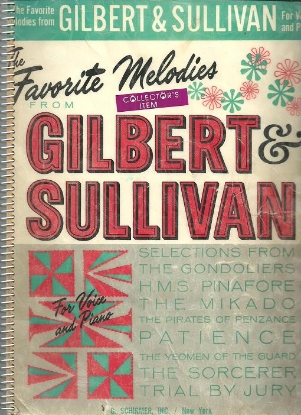 Picture of The Favorite Melodies from Gilbert & Sullivan