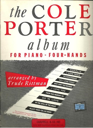Picture of The Cole Porter Album for Piano Four-Hands, arr. Trude Rittman, piano duet songbook