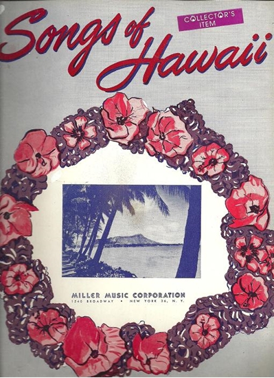 Picture of Songs of Hawaii, songbook