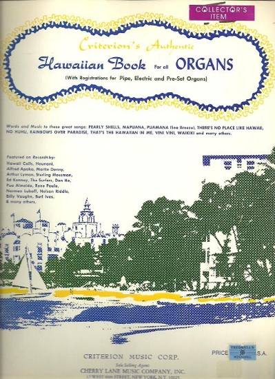 Picture of Criterion's Authentic Hawaiian Book for all Organs