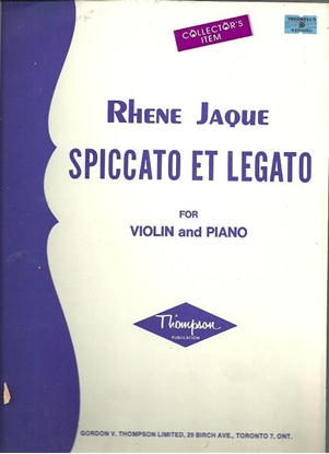 Picture of Spiccato et Legato, Rhene Jaque, violin & piano 