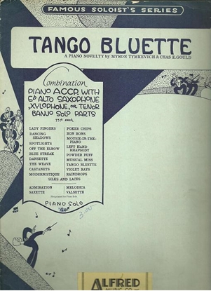 Picture of Tango Bluette, Myron Tymkevich & Chas E. Gould, piano solo