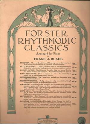 Picture of Rigoletto Riggles, arr. Frank Black, from Forster Rhythmodic Classics Series, piano solo
