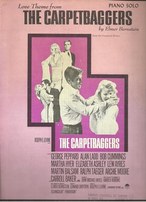Picture of Love Theme from The Carpetbaggers, Elmer Bernstein, piano solo