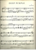Picture of Deep Purple, Peter de Rose, arr. Roger Williams for piano solo