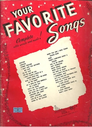 Picture of Your Favorite Songs, songbook