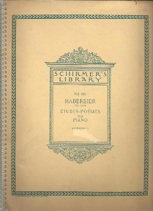 Picture of Etudes Poesies (Poetic Etudes) Op. 53 & Op. 59, E. Haberbier, piano solo 