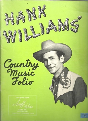 Picture of Hank Williams, Country Music Folio