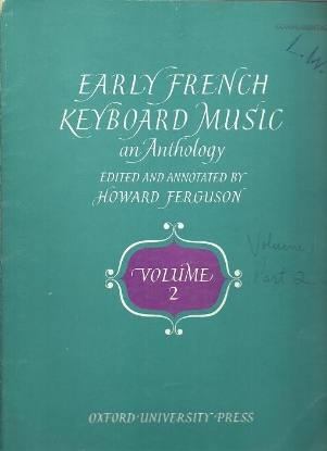 Picture of Early French Keyboard Music Vol. 2, Howard Ferguson