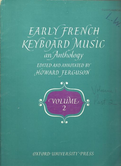 Picture of Early French Keyboard Music Vol. 2, Howard Ferguson