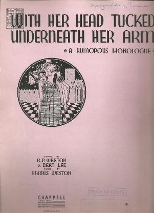 Picture of With Her Head Tucked Underneath Her Arm, R. P. Weston/Bert Lee /Harris Weston