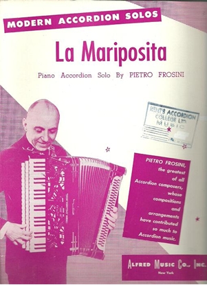 Picture of La Mariposita, Bolero, Pietro Frosini, accordion solo