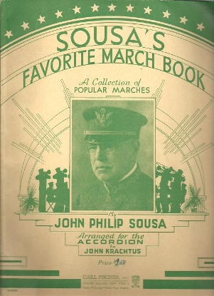 Picture of Sousa's Favorite March Book, arr. John Krachtus, accordion 