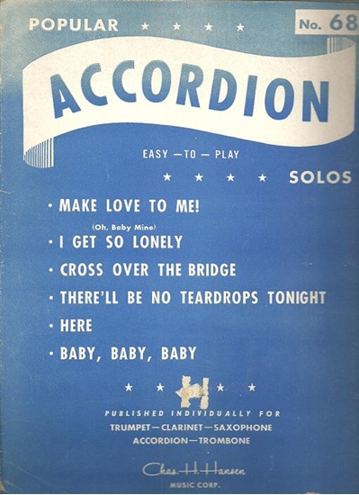 Picture of Popular Accordion Solos No. 68, accordion songbook