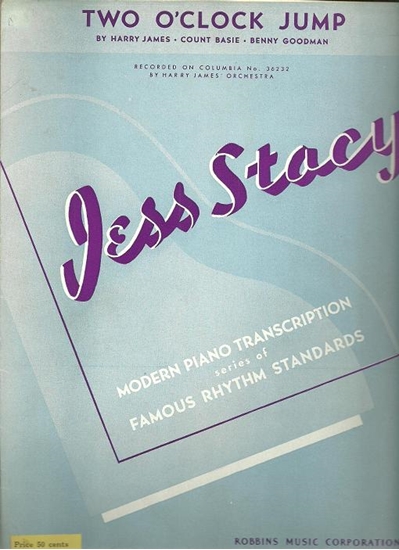 Picture of Two O' Clock Jump, Harry James, Count Basie & Benny Goodman, transcr. for piano solo by Jess Stacy