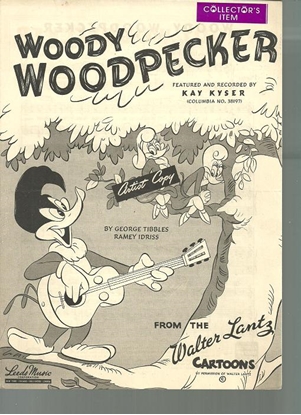 Picture of Woody Woodpecker, George Tibbles & Ramey Idriss, recorded by Kay Kayser