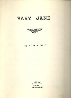 Picture of Baby Jane, Sophia Gant