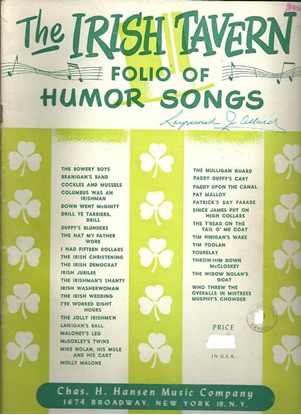 Picture of The Irish Tavern Folio of Humor Songs