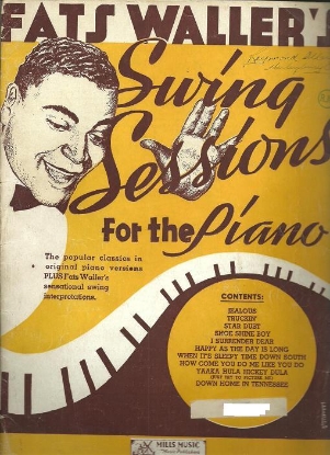 Picture of Fats Waller's Swing Sessions for the Piano