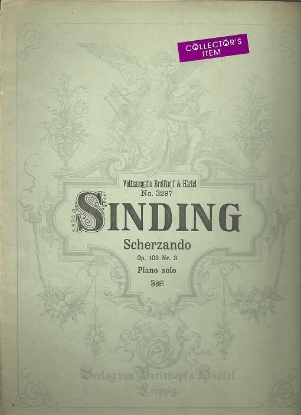 Picture of Scherzando Op. 103 No. 3, Christian Sinding