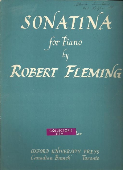 Picture of Sonatina for Piano, Robert Fleming