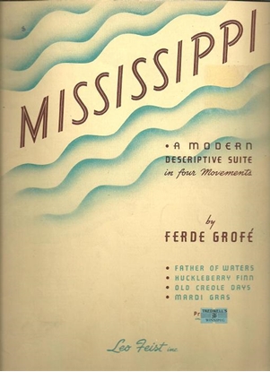 Picture of Mississippi, Ferde Grofe, piano solo 