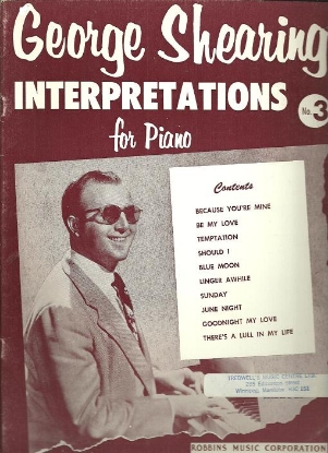 Picture of George Shearing, Interpretations for Piano No. 3