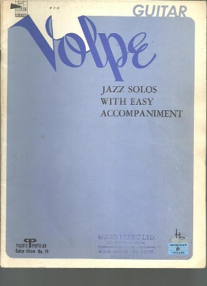 Picture of Volpe Jazz Guitar Solos With Easy Accompaniment, Harry Volpe