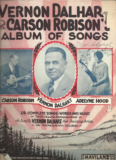 Picture of Vernon Dalhart and Carson Robison's Album of Songs