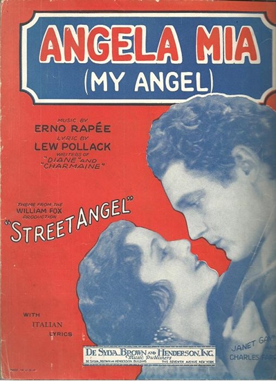 Picture of Angela Mia (My Angel), theme from "Street Angel", Lew Pollack & Erno Rapee