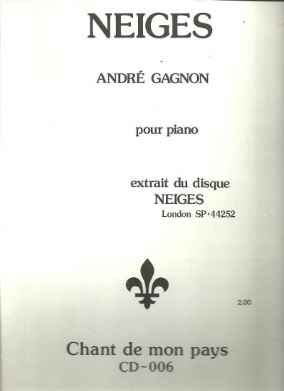 Picture of Neiges, Andre Gagnon
