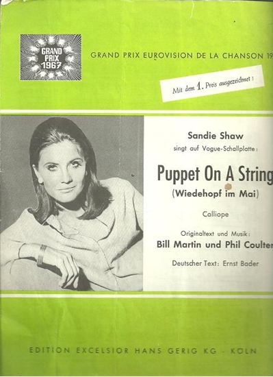 Picture of Wiedehopf im mai, Puppet on a String, Calliope, Bill Martin & Phil Coulter, sung by Sandie Shaw