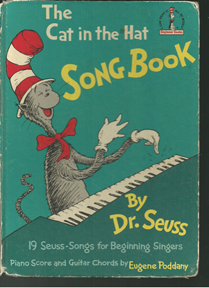 Picture of The Cat in the Hat Song Book, Dr. Seuss, arr. for piano by Eugene Poddany