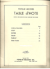 Picture of Table d'hote, Vee Lawnhurst & Muriel Pollock, piano duet/duo songbook