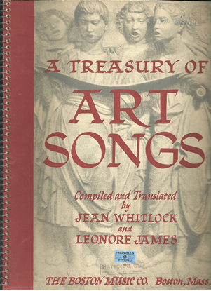 Picture of A Treasury of Art Songs, comp. Jean Whitlock & Leonore James