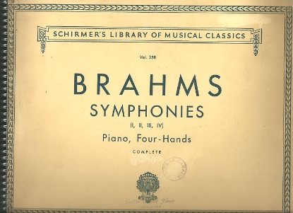 Picture of Brahms Symphonies Complete, piano duet