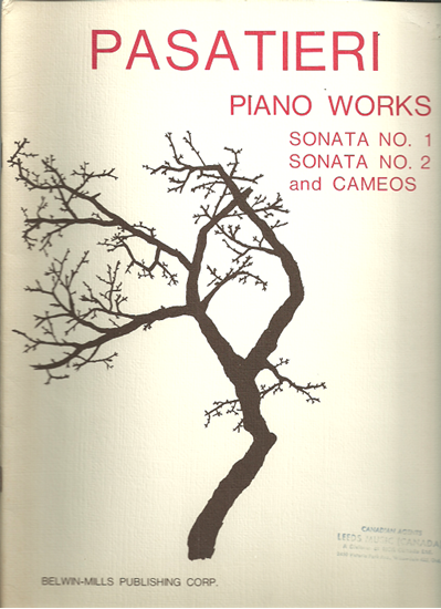Picture of Pasatieri Piano Works, piano solo songbook
