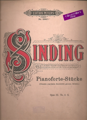 Picture of Piano Pieces Op. 32 No. 4 to 6, Christian Sinding