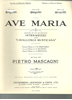 Picture of Ave Maria, Pietro Mascagni, medium voice